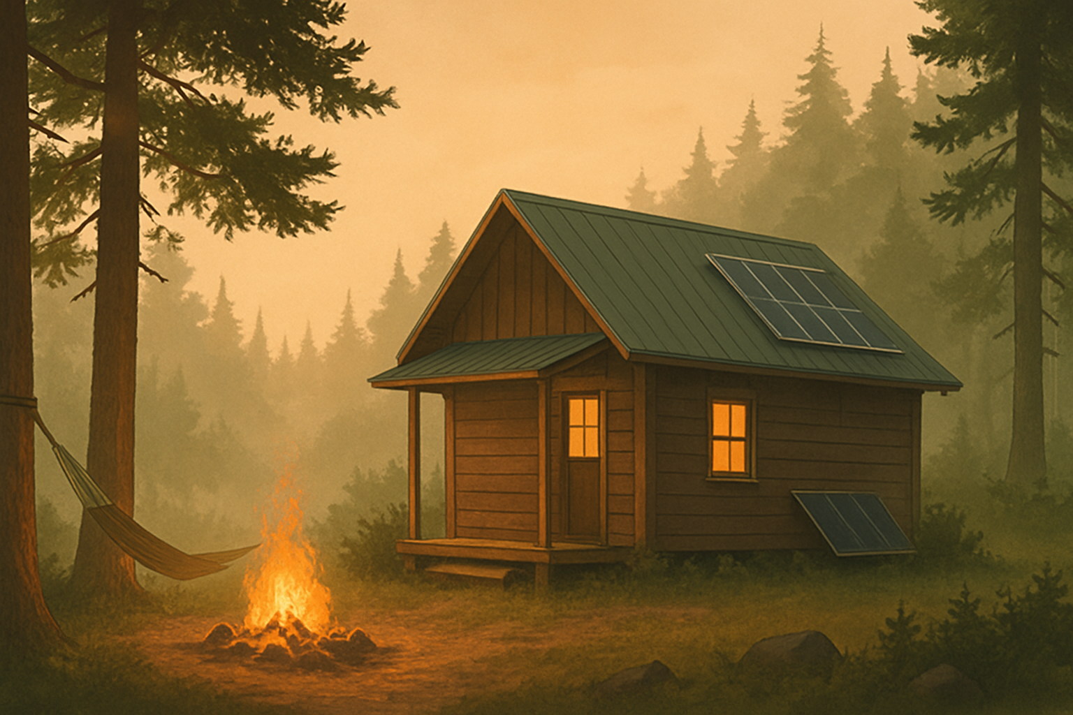 Forest path banner